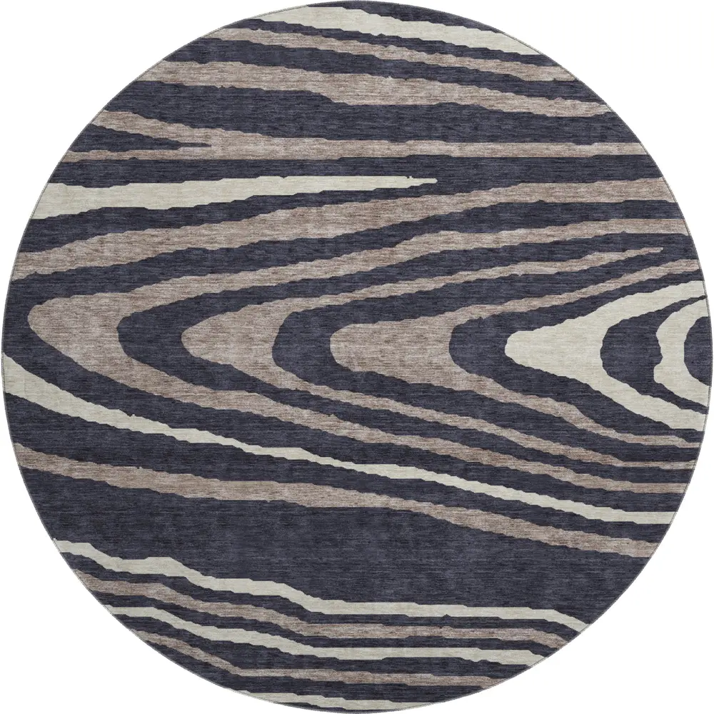 Mayfield AMF974 Black 8' x 8' Rug