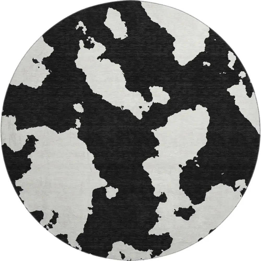 Mayfield AMF975 Black 8' x 8' Rug