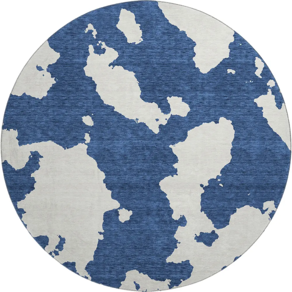 Mayfield AMF975 Navy 8' x 8' Rug