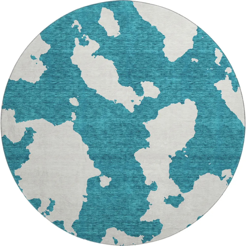 Mayfield AMF975 Teal 8' x 8' Rug
