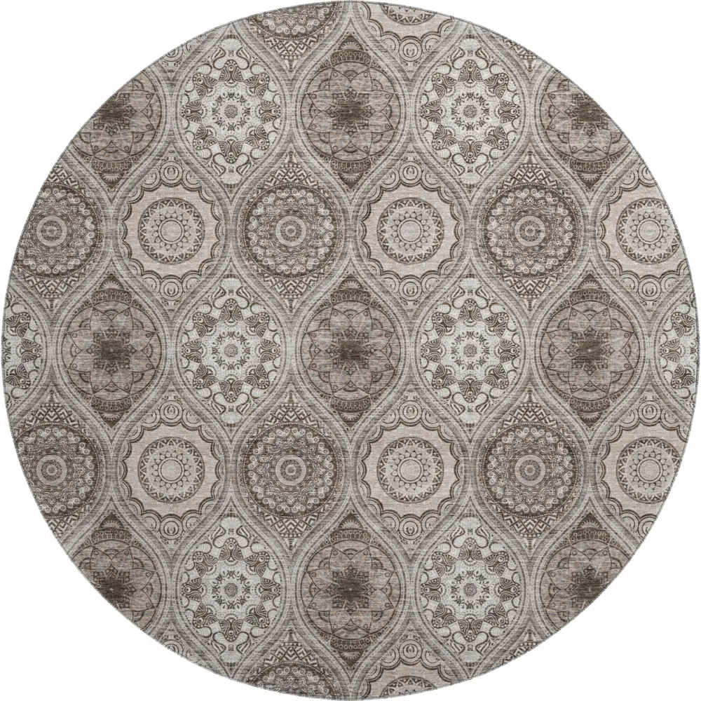 Mayfield AMF976 Khaki 8' x 8' Rug