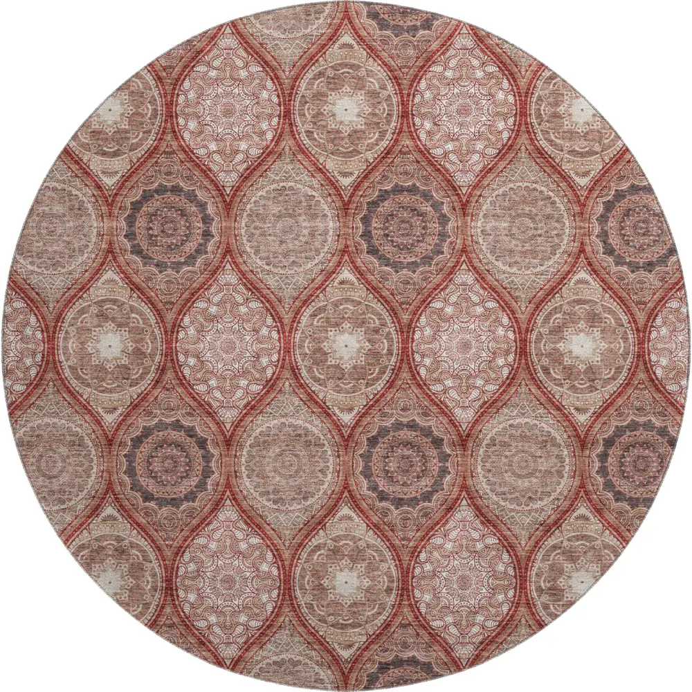Mayfield AMF976 Paprika 8' x 8' Rug