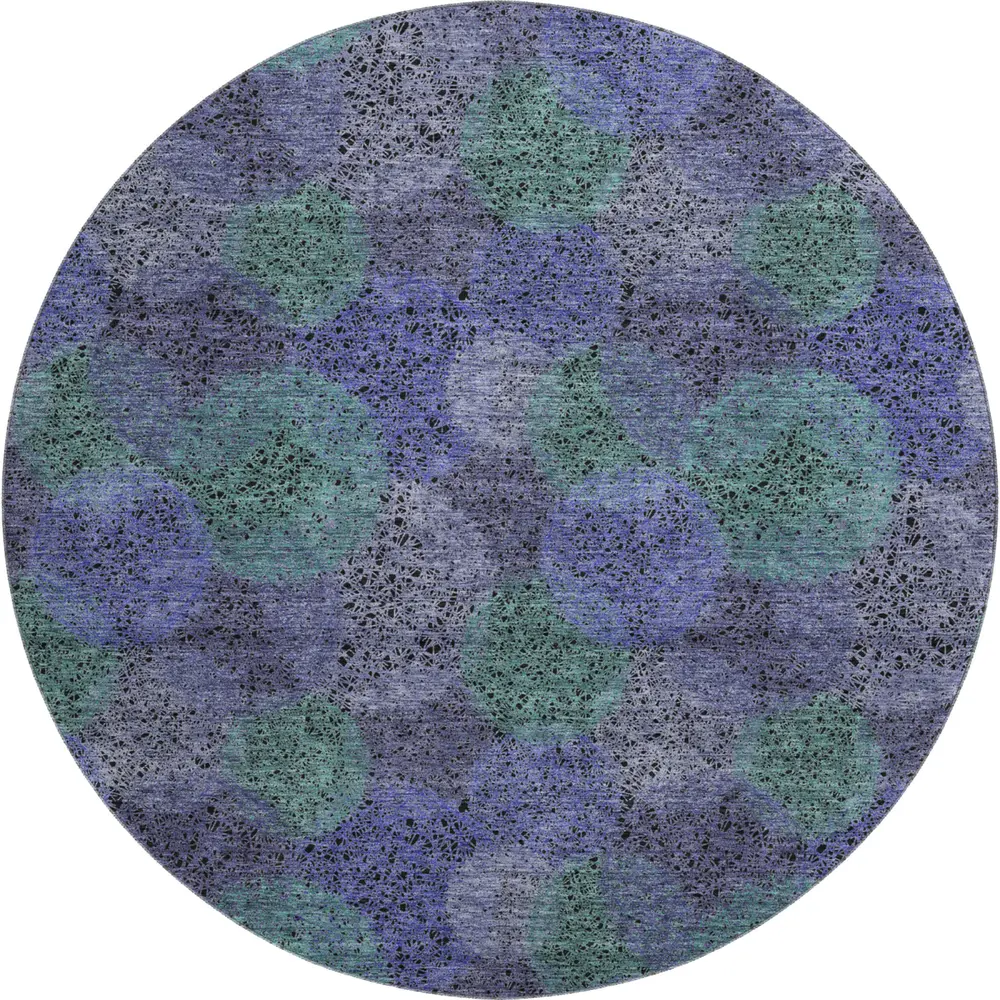 Mayfield AMF977 Purple 8' x 8' Rug