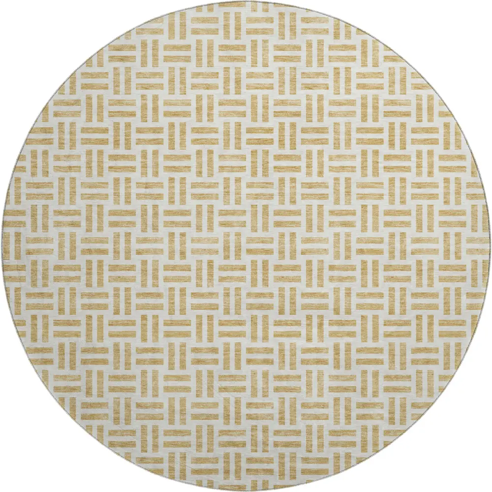 Mayfield AMF978 Gold 8' x 8' Rug