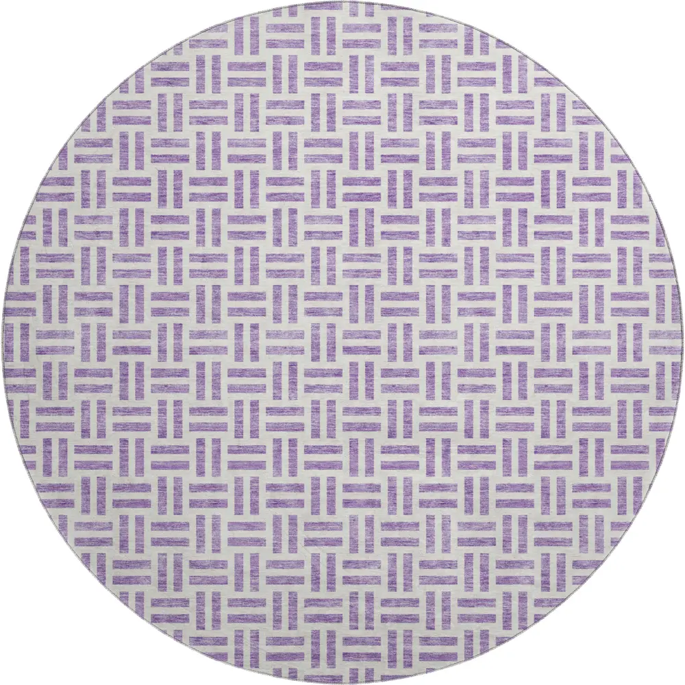 Mayfield AMF978 Lavender 8' x 8' Rug