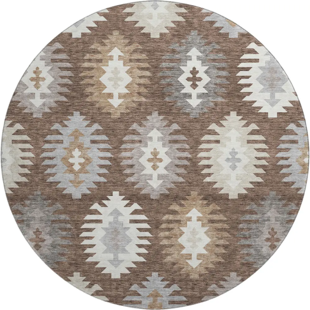 Mayfield AMF983 Brown 8' x 8' Rug
