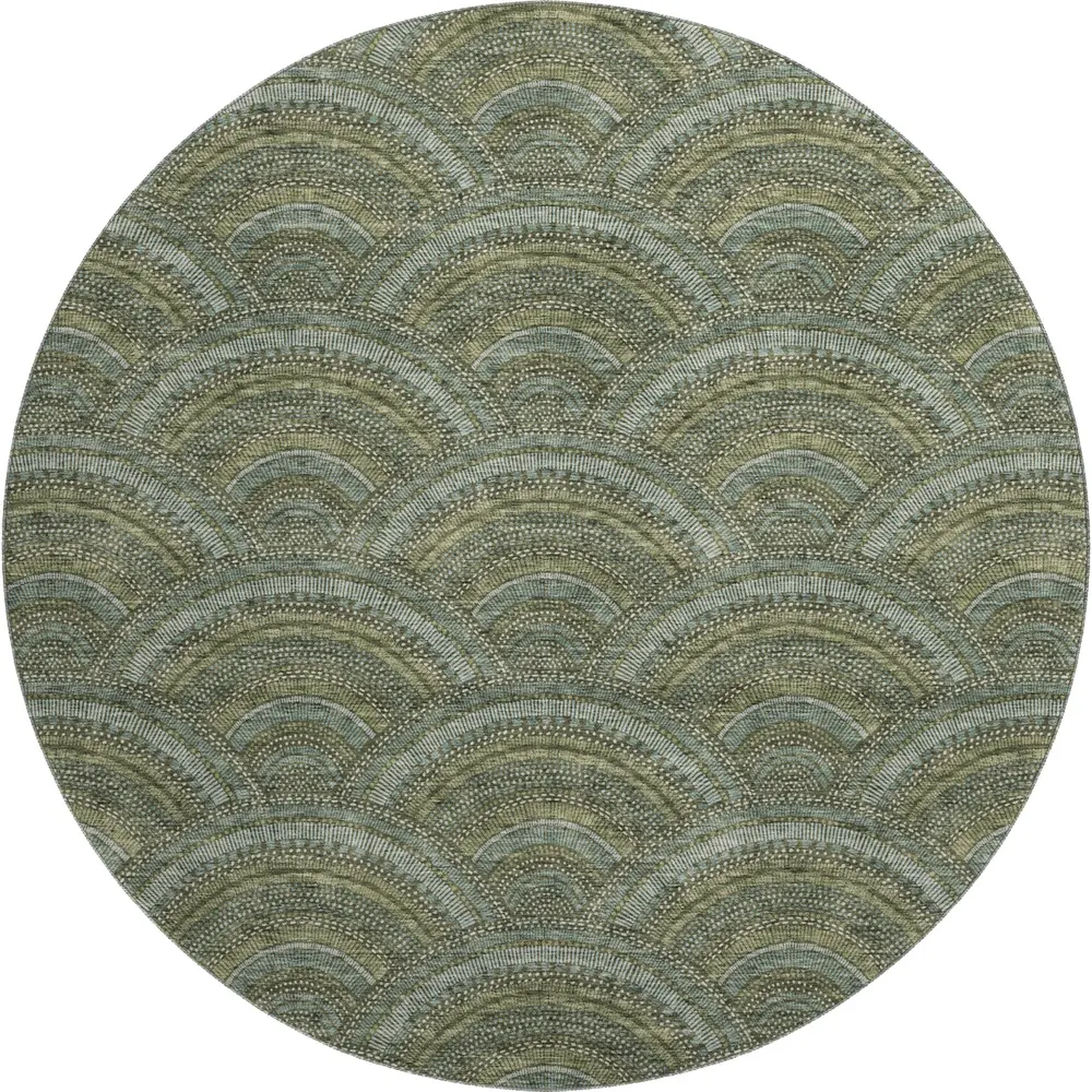 Mayfield AMF984 Olive 8' x 8' Rug