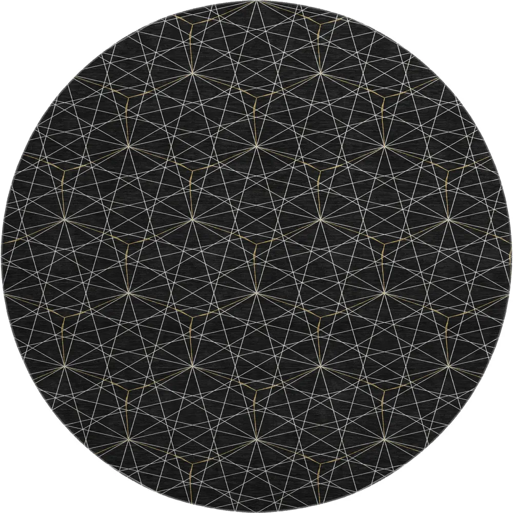 Mayfield AMF987 Black 8' x 8' Rug