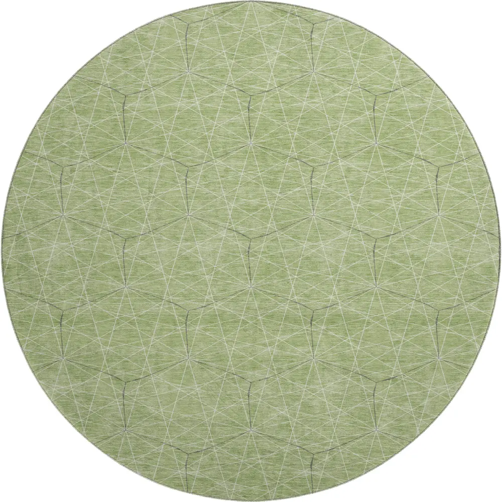 Mayfield AMF987 Green 8' x 8' Rug