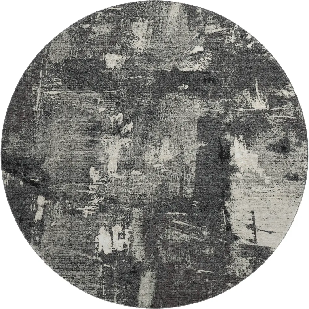 Mayfield AMF989 Black 8' x 8' Rug