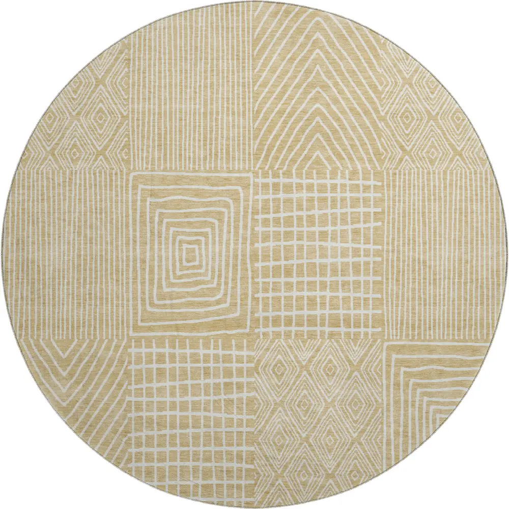 Mayfield AMF990 Gold 8' x 8' Rug