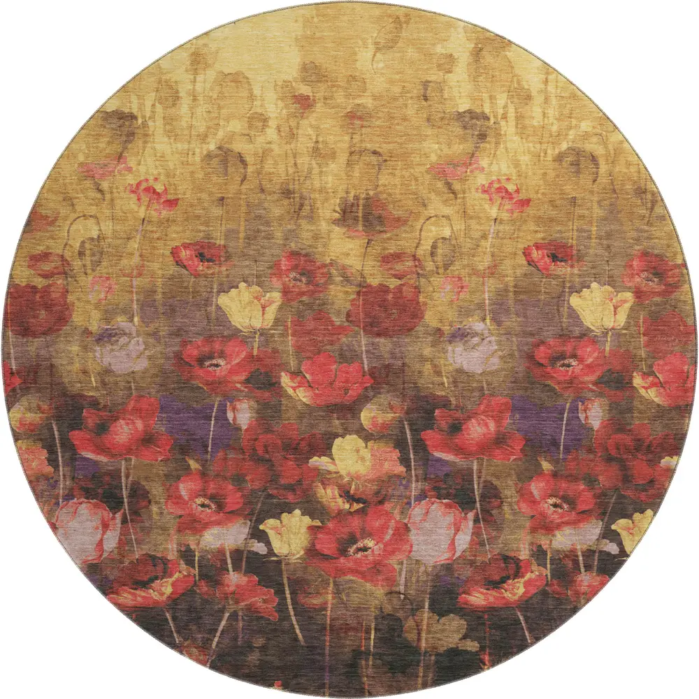 Mayfield AMF992 Gold 8' x 8' Rug