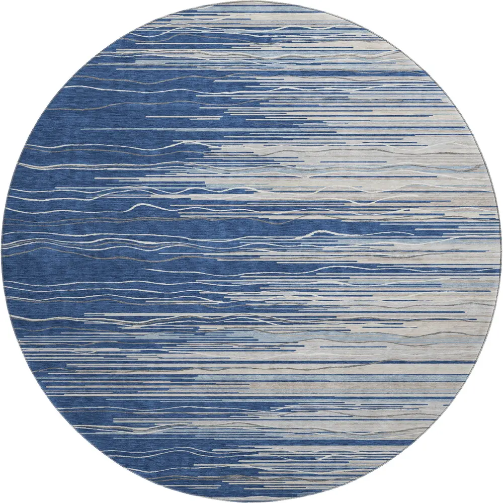 Mayfield AMF996 Navy 8' x 8' Rug