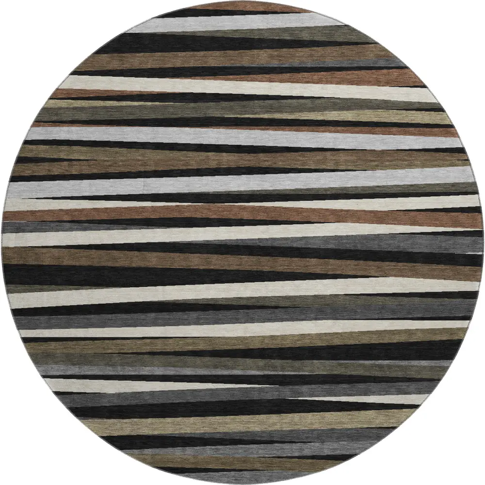Mayfield AMF997 Black 8' x 8' Rug