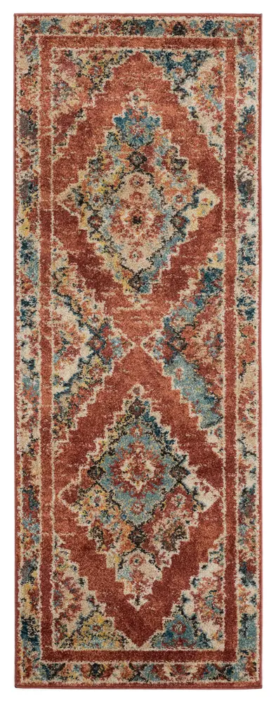 United Weavers Marrakesh Dame Brick Runner Rug 2'7