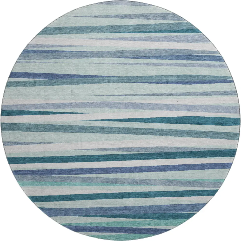 Mayfield AMF997 Teal 8' x 8' Rug