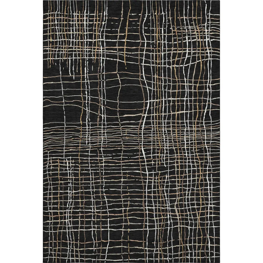 Mayfield AMF998 Black 9' x 12' Rug