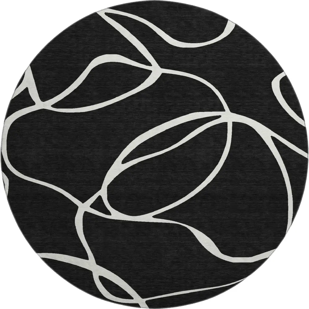 Mayfield AMF999 Black 8' x 8' Rug