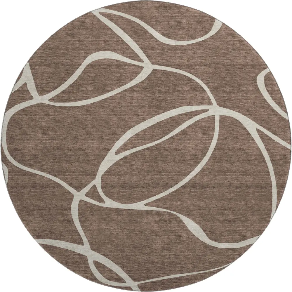 Mayfield AMF999 Brown 8' x 8' Rug