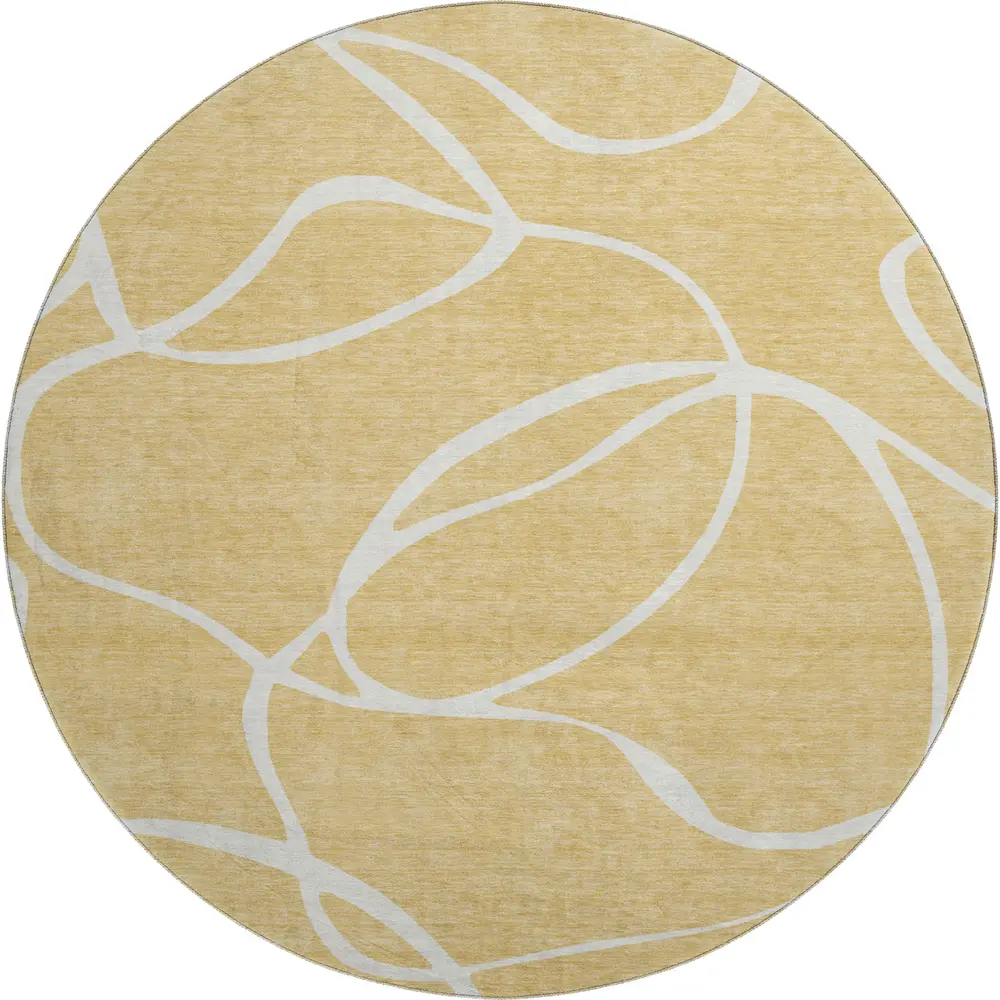 Mayfield AMF999 Gold 8' x 8' Rug