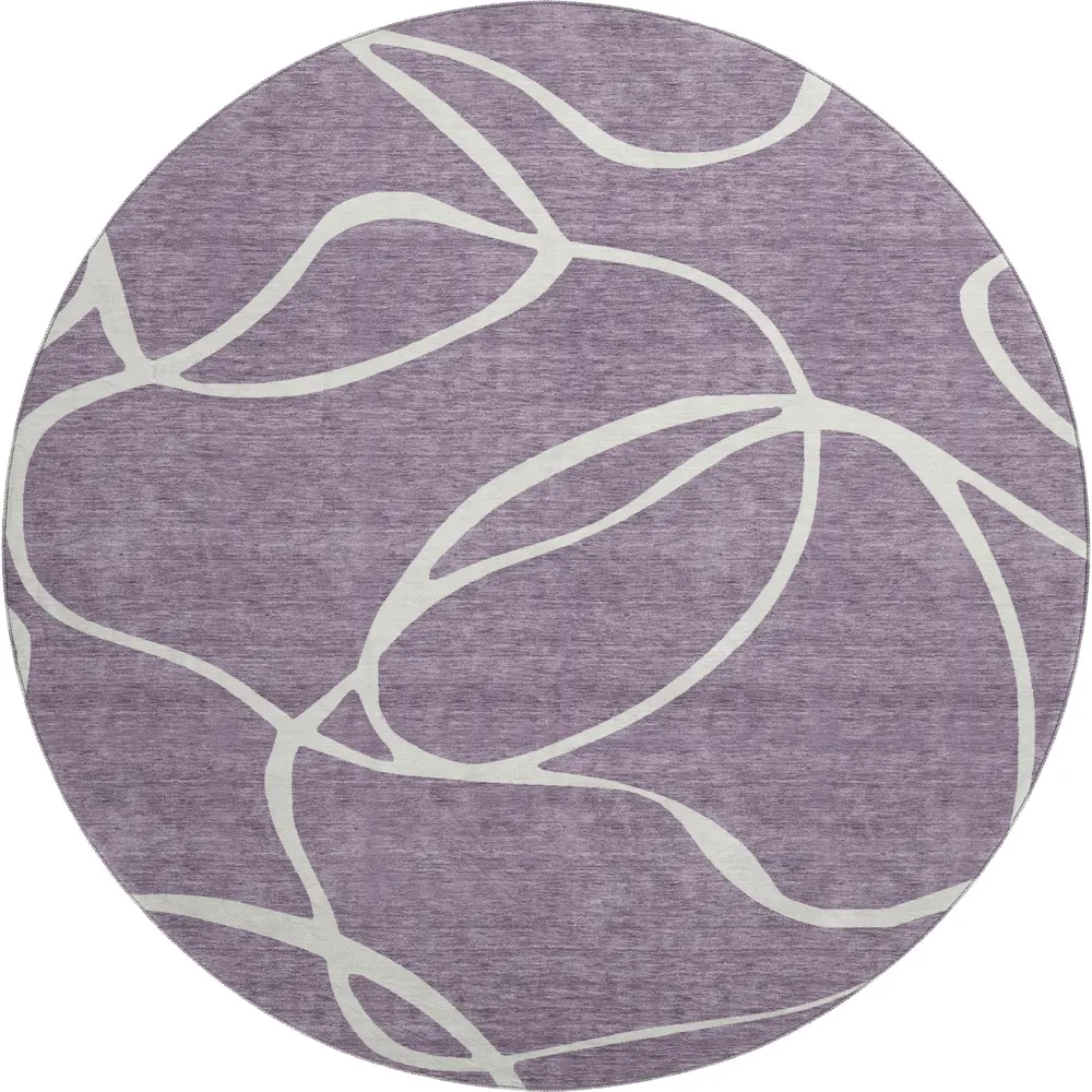 Mayfield AMF999 Purple 8' x 8' Rug