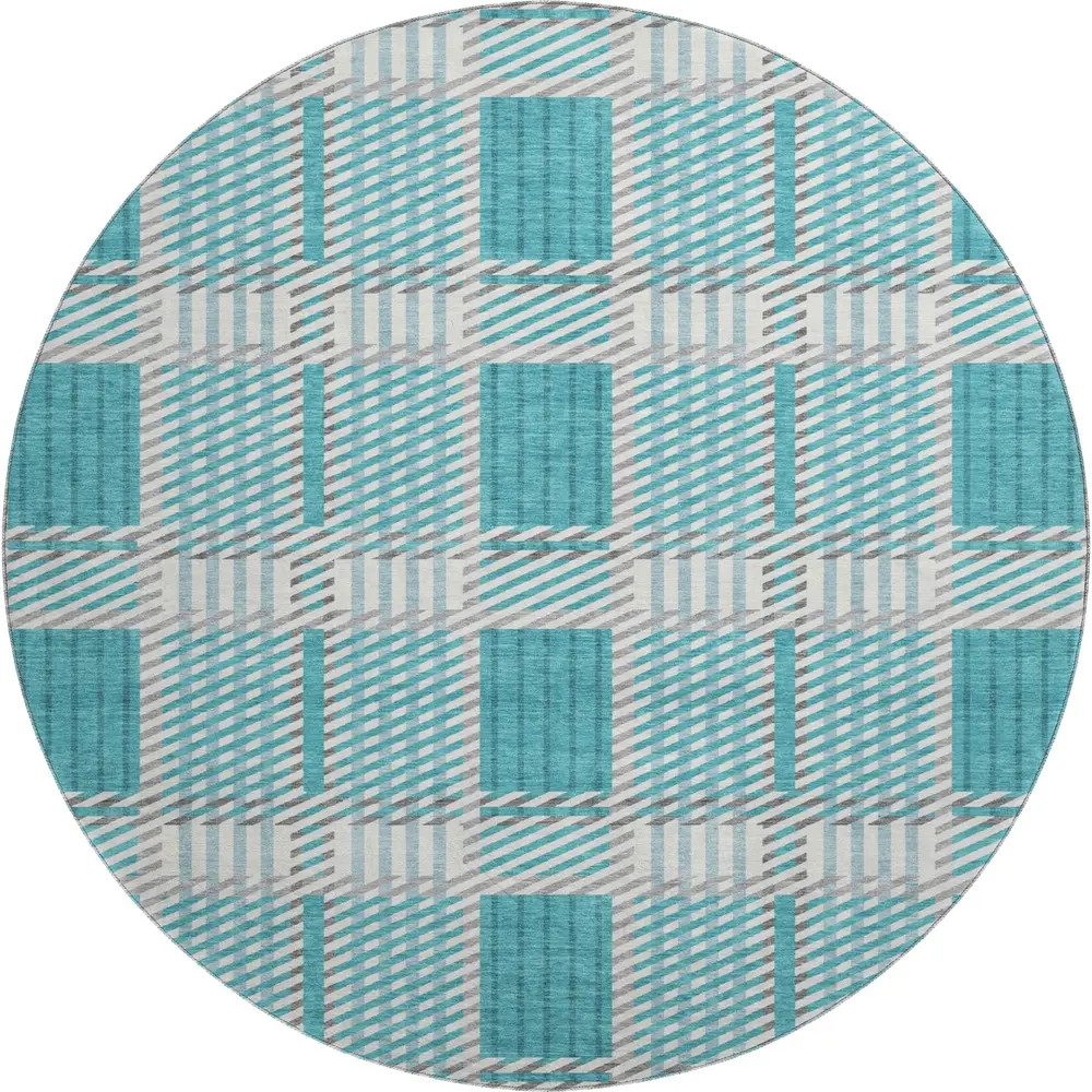 Mayfield AMF1000 Teal 8' x 8' Rug