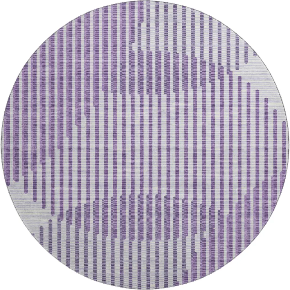 Mayfield AMF1001 Purple 8' x 8' Rug