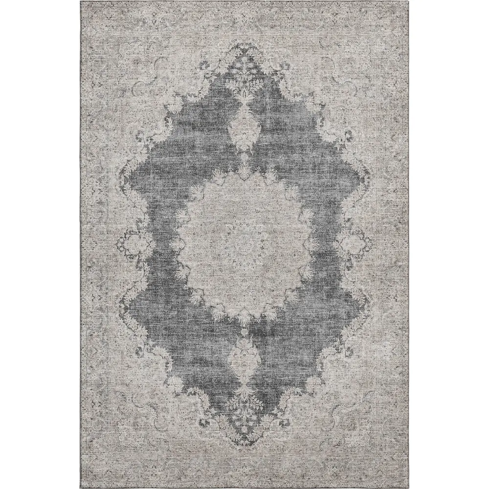 Mayfield AMF1003 Black 3' x 5' Rug
