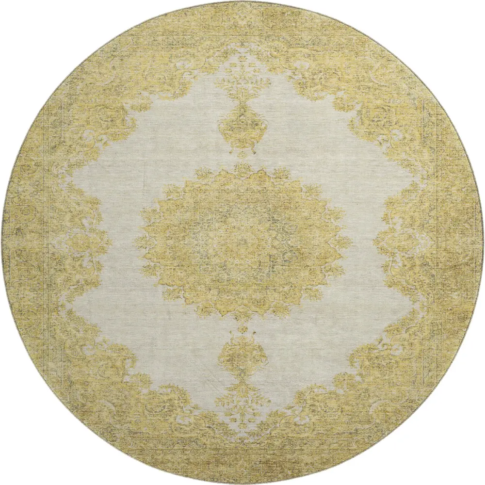 Mayfield AMF1003 Gold 8' x 8' Rug
