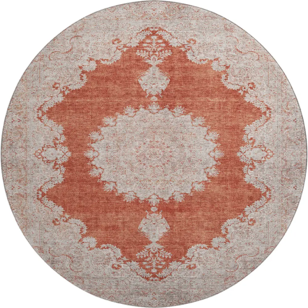 Mayfield AMF1003 Rust 8' x 8' Rug