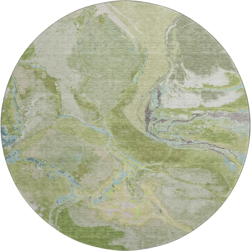 Mayfield AMF1005 Green 8' x 8' Rug