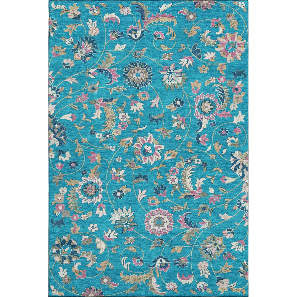 Mayfield AMF1006 Teal 8' x 10' Rug