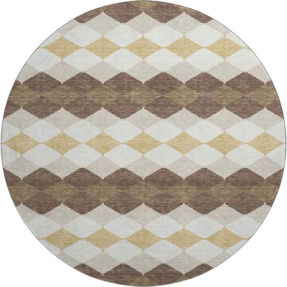 Mayfield AMF1007 Brown 8' x 8' Rug