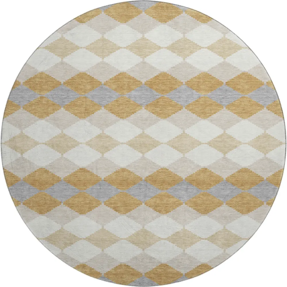 Mayfield AMF1007 Gold 8' x 8' Rug