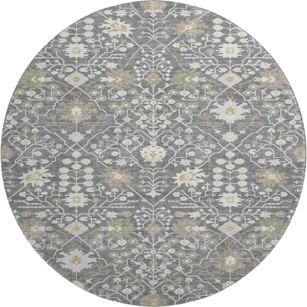 Mayfield AMF1009 Charcoal 8' x 8' Rug