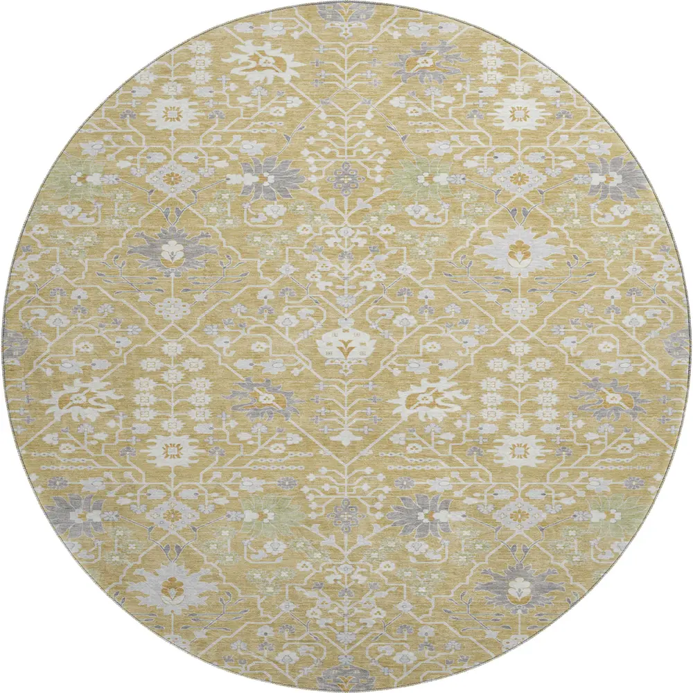 Mayfield AMF1009 Gold 8' x 8' Rug
