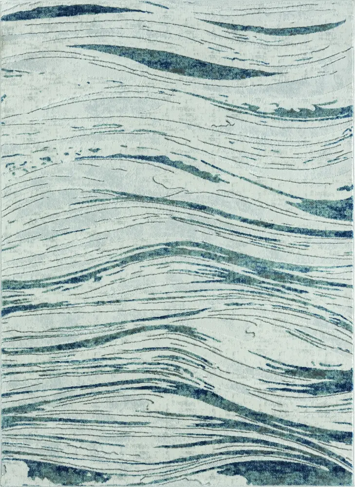 United Weavers Orion Evangeline Blue 10x13 Rug 9'10