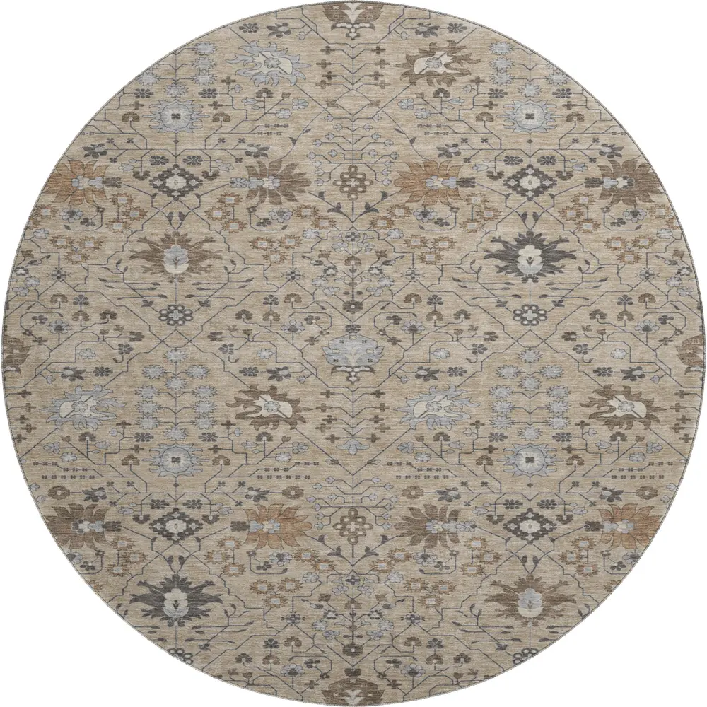 Mayfield AMF1009 Taupe 8' x 8' Rug