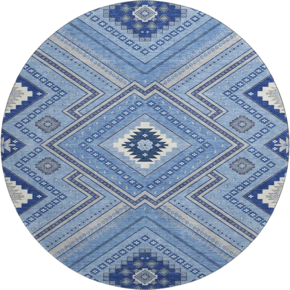 Mayfield AMF1010 Blue 8' x 8' Rug
