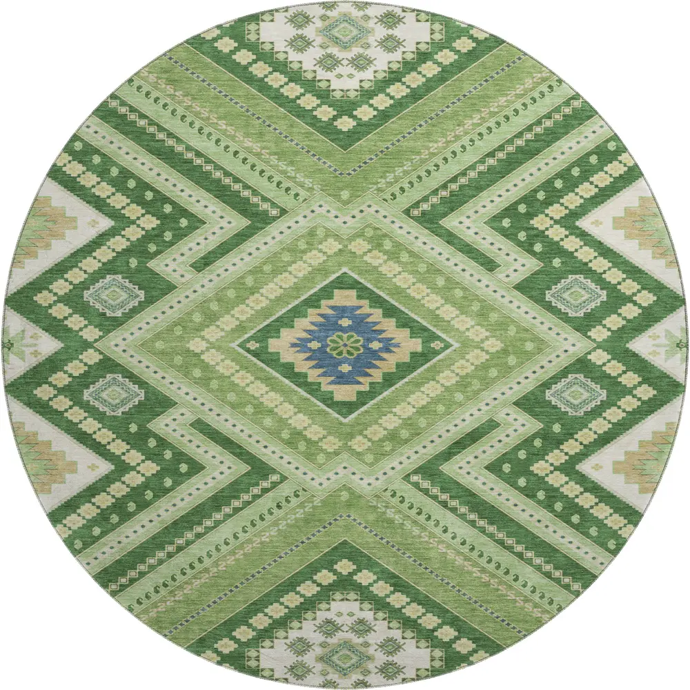Mayfield AMF1010 Green 8' x 8' Rug
