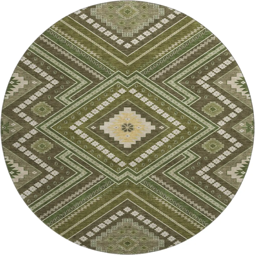 Mayfield AMF1010 Olive 8' x 8' Rug