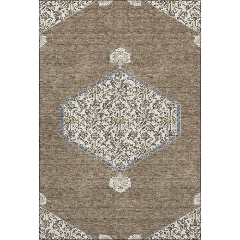 Mayfield AMF1011 Brown 9' x 12' Rug