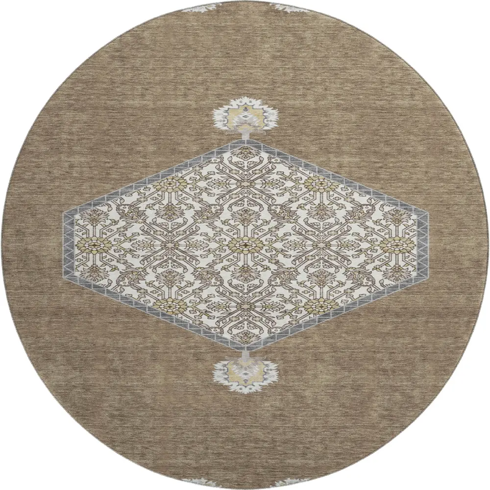 Mayfield AMF1011 Brown 8' x 8' Rug