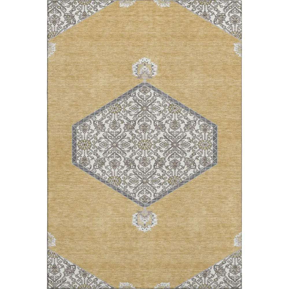 Mayfield AMF1011 Gold 3' x 5' Rug