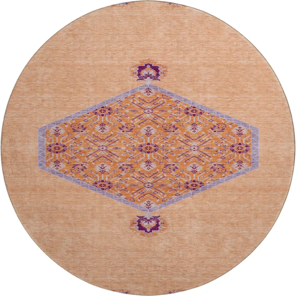Mayfield AMF1011 Peach 8' x 8' Rug