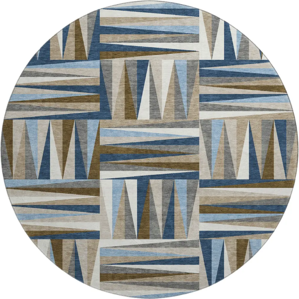 Mayfield AMF1012 Navy 8' x 8' Rug