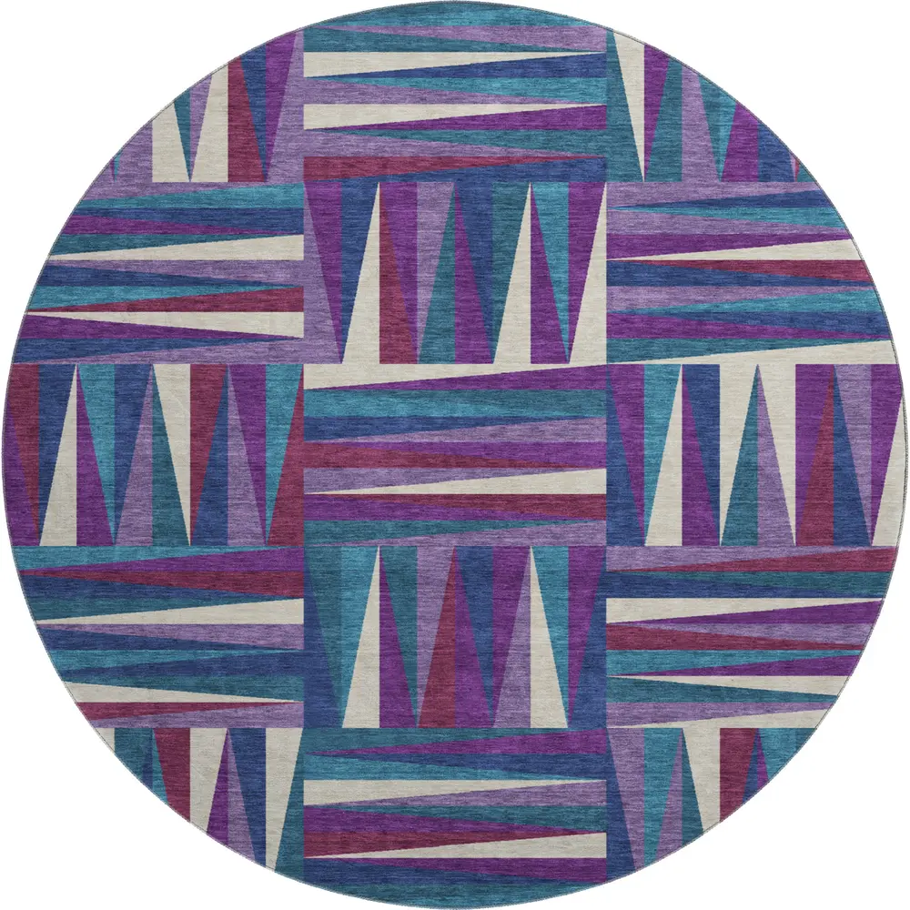 Mayfield AMF1012 Purple 8' x 8' Rug
