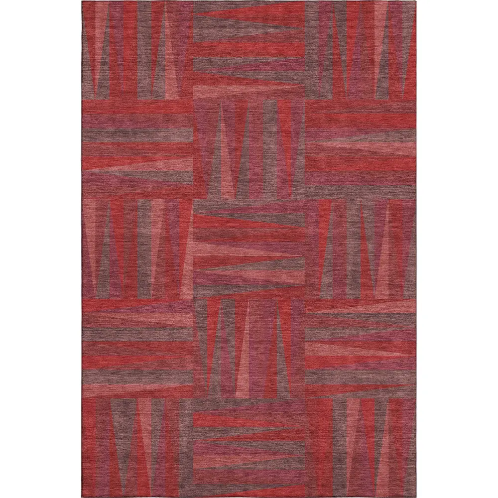 Mayfield AMF1012 Red 8' x 10' Rug