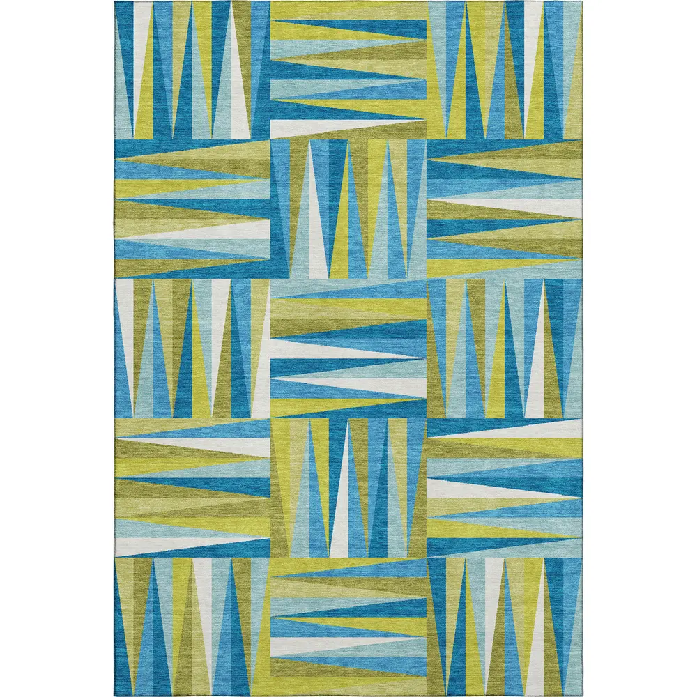 Mayfield AMF1012 Teal 8' x 10' Rug