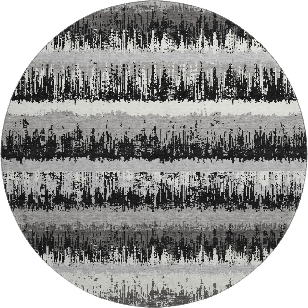 Mayfield AMF1013 Black 8' x 8' Rug